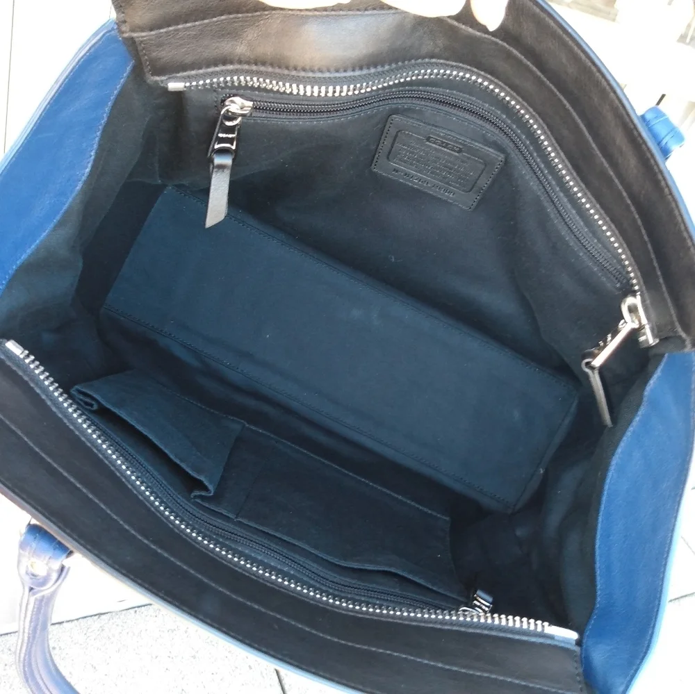 New, Coach Legacy Colorblock Candace Carryall - Picture 13 of 15